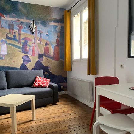 Studio Perfect For 2 Adults And 1 Kid, And Up To 2 Kids - Jourdain 20E, 25Mn To Louvre Via Line M11 Paříž Exteriér fotografie