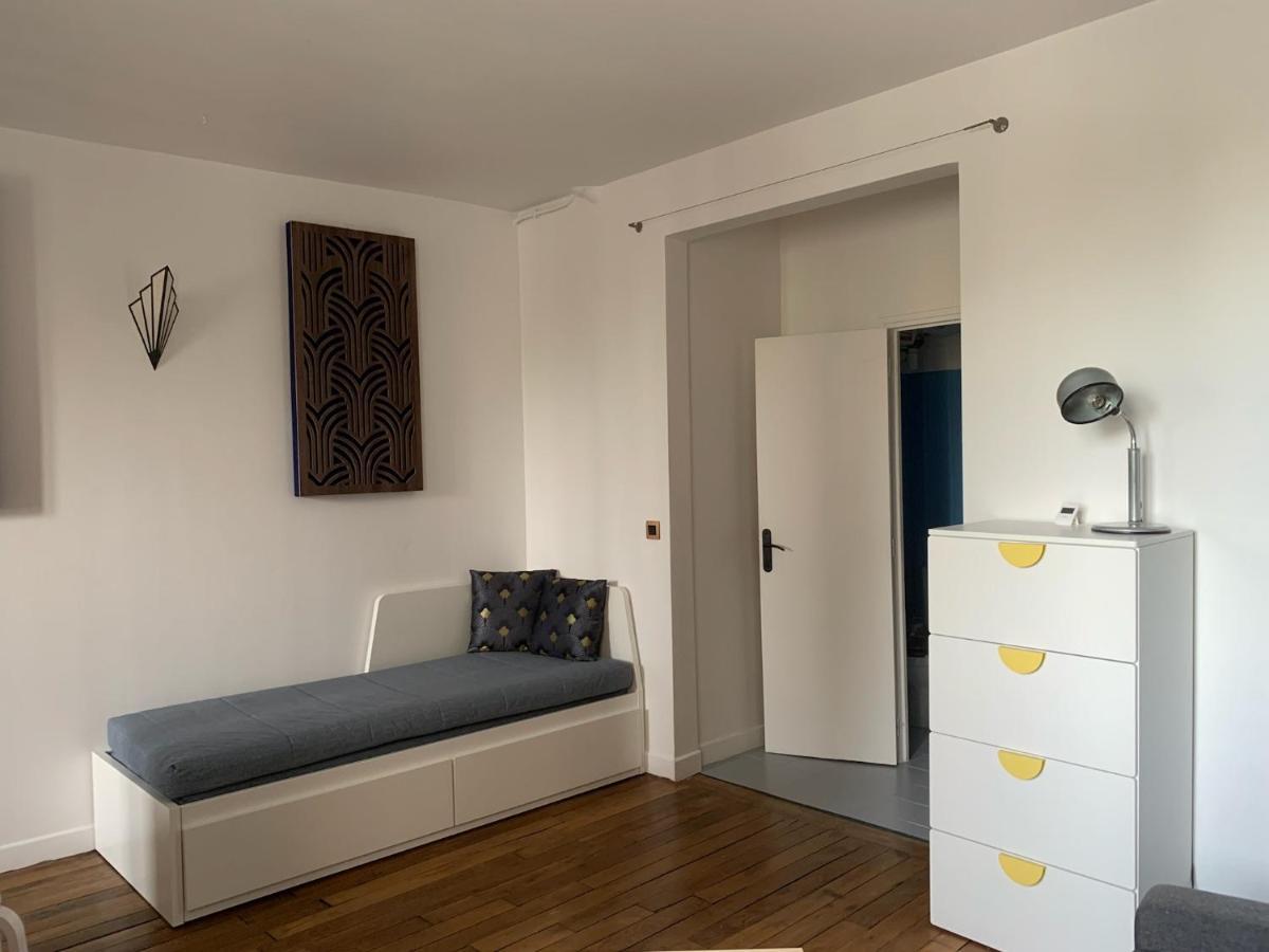 Studio Perfect For 2 Adults And 1 Kid, And Up To 2 Kids - Jourdain 20E, 25Mn To Louvre Via Line M11 Paříž Exteriér fotografie