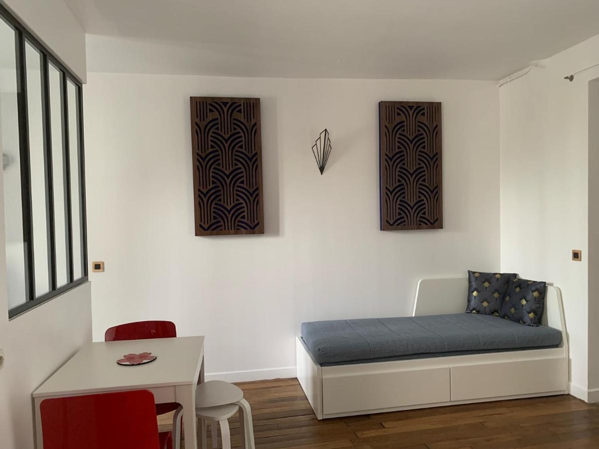 Studio Perfect For 2 Adults And 1 Kid, And Up To 2 Kids - Jourdain 20E, 25Mn To Louvre Via Line M11 Paříž Exteriér fotografie