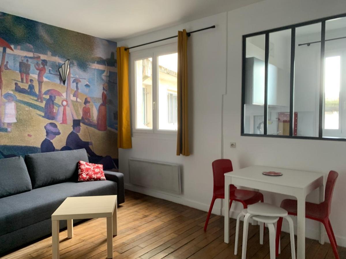 Studio Perfect For 2 Adults And 1 Kid, And Up To 2 Kids - Jourdain 20E, 25Mn To Louvre Via Line M11 Paříž Exteriér fotografie