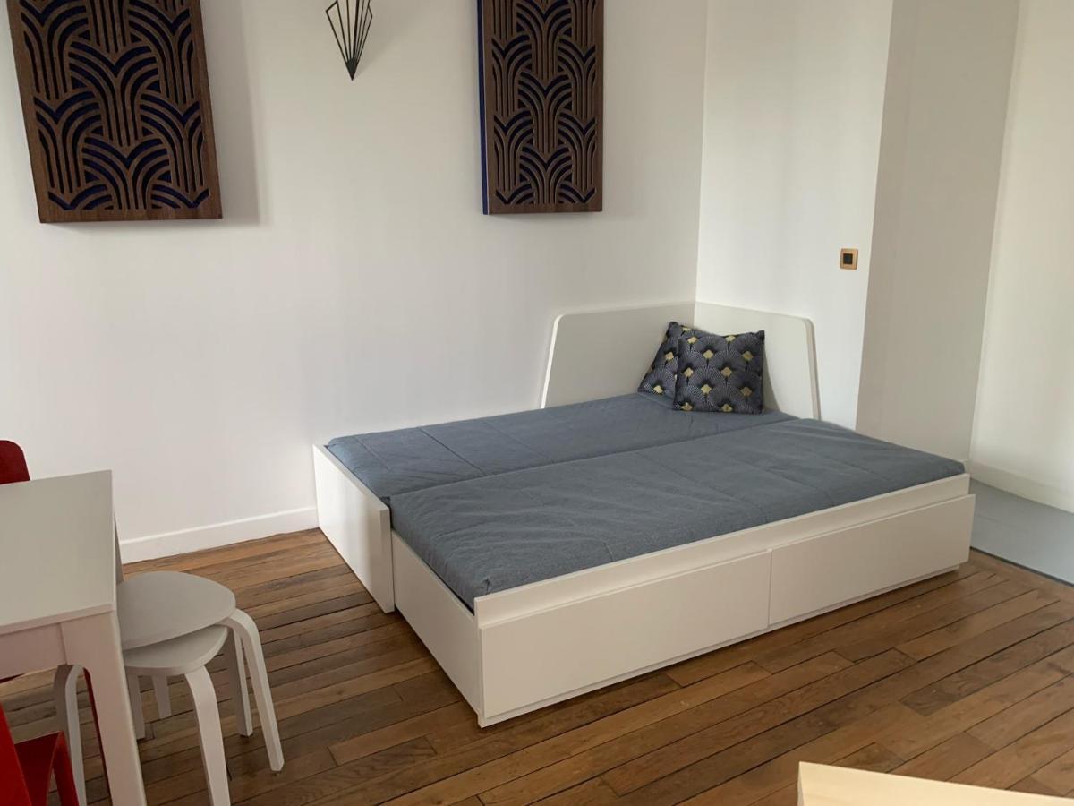 Studio Perfect For 2 Adults And 1 Kid, And Up To 2 Kids - Jourdain 20E, 25Mn To Louvre Via Line M11 Paříž Exteriér fotografie