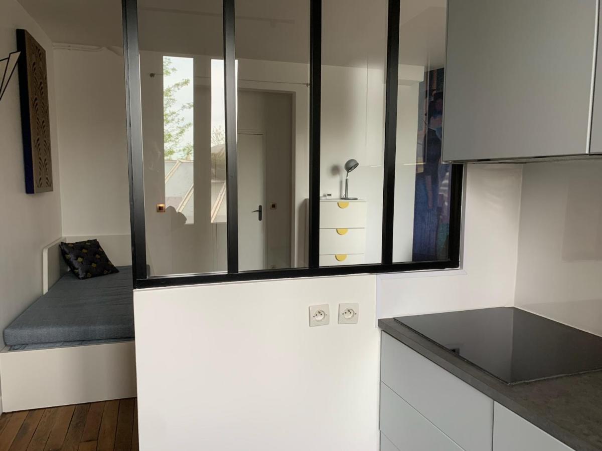 Studio Perfect For 2 Adults And 1 Kid, And Up To 2 Kids - Jourdain 20E, 25Mn To Louvre Via Line M11 Paříž Exteriér fotografie