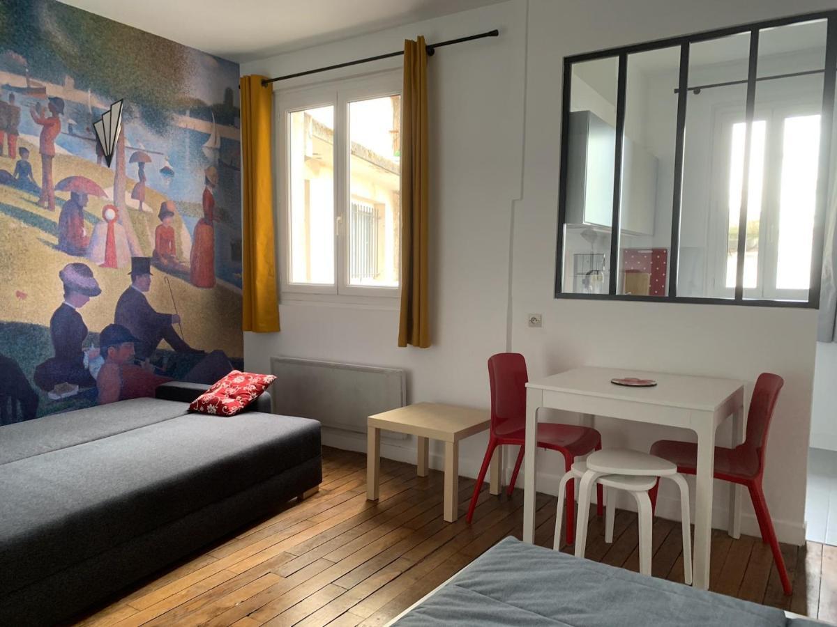 Studio Perfect For 2 Adults And 1 Kid, And Up To 2 Kids - Jourdain 20E, 25Mn To Louvre Via Line M11 Paříž Exteriér fotografie